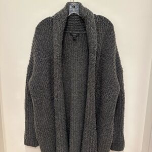 J. Crew Charcoal Gray Knit Cardigan